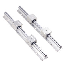 2X SBR20 Linear Rail Shaft Rod 2000mm With 4pcs SBR20UU Block Bearing CNC