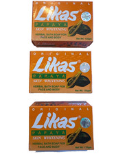 Original Likas Papaya Soap by Likas 135g each pack 3 packs