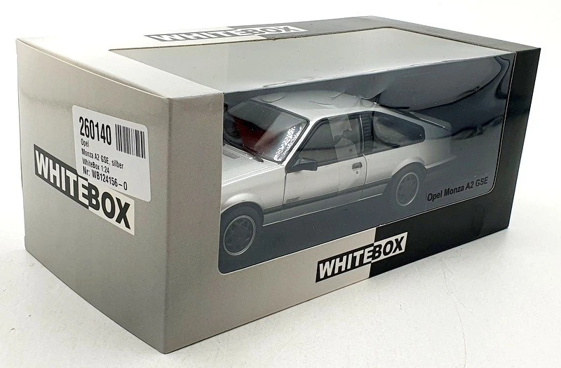 Whitebox 1/24 Scale Diecast WB124156-O - Opel Monza A2 GSE - Silver - Image 4 of 4