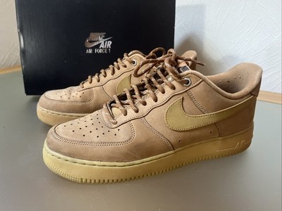 Nike Air  Force 1  07 WB Flax/Wheat-Gum Light Brown EUR 44 UK 9