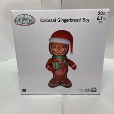 Airblown Inflatable 20ft Colossal Gingerbread Boy. Brand New In Box Never Used.