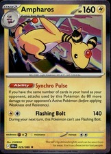 Pokemon Ampharos 29/86 Chaos Rising LP CHORISO
