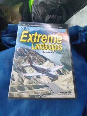 USA Extreme Landscapes Add On MS Flight Simulator 2004 2002 Microsoft 4 Disc Set