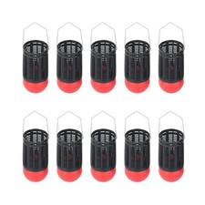 10Pcs Fishing Lure Basket Cage Thrower Feeder Holder Badminton Nesting Device