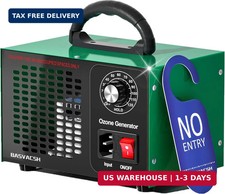 Ozone Generator 45,000mg/h, Home/Industrial O3 Car Deodorizer. Ozone Machine Air