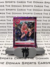 2024-25 Panini Hoops Basketball #100 Patrick Williams Prizm Purple Winter