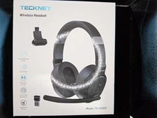TECKNET TK-HS005 Wireless Stereo/Mono Headset, Dual Mic, 3 EQ Modes
