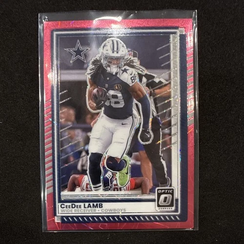 2025 Donruss Optic Football Pink Velocity CeeDee Lamb #24