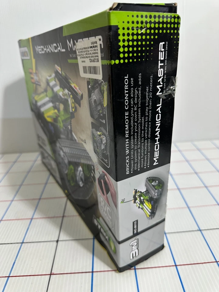 Kididdo Mechanical Master 3in1 Stunt Series Bricks with Remote Control No. 8015 - Image 4 of 4