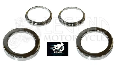 BAIKU FITS Suzuki GT750 GT550 GT500 Set Staffa Auricolare Proiettore 51551-31000 51555-31000