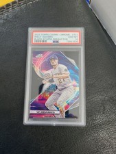 2022 Topps Cosmic Chrome Willy Adames #131 Black Eclipse Refractor /10 PSA 10