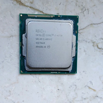 Intel Core i7-4770 3,40 GHz Quad-Core CPU Prozessor LGA1150 SR149 plus kühler