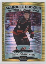 2019 O-Pee-Chee Platinum Marquee Rookies Seismic Gold 50/50 Julien Gauthier 2d8