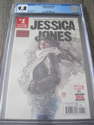 Marvel Comics JESSICA JONES # 1 CGC 9.8 1st Print Rare KEY Bendis Gaydos Mack