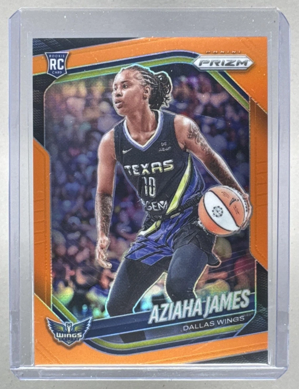 2025 WNBA Prizm Aziaha James #83 Orange /99