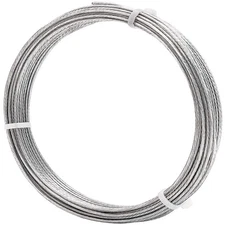 Vinyl Coated Picture Hanging Wire #6 50-Feet Braided Picture Wire HeavySuppor...