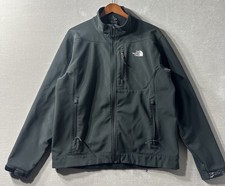 The North Face Jacket Apex Bionic Softshell Windproof Mens Medium Black Full Zip