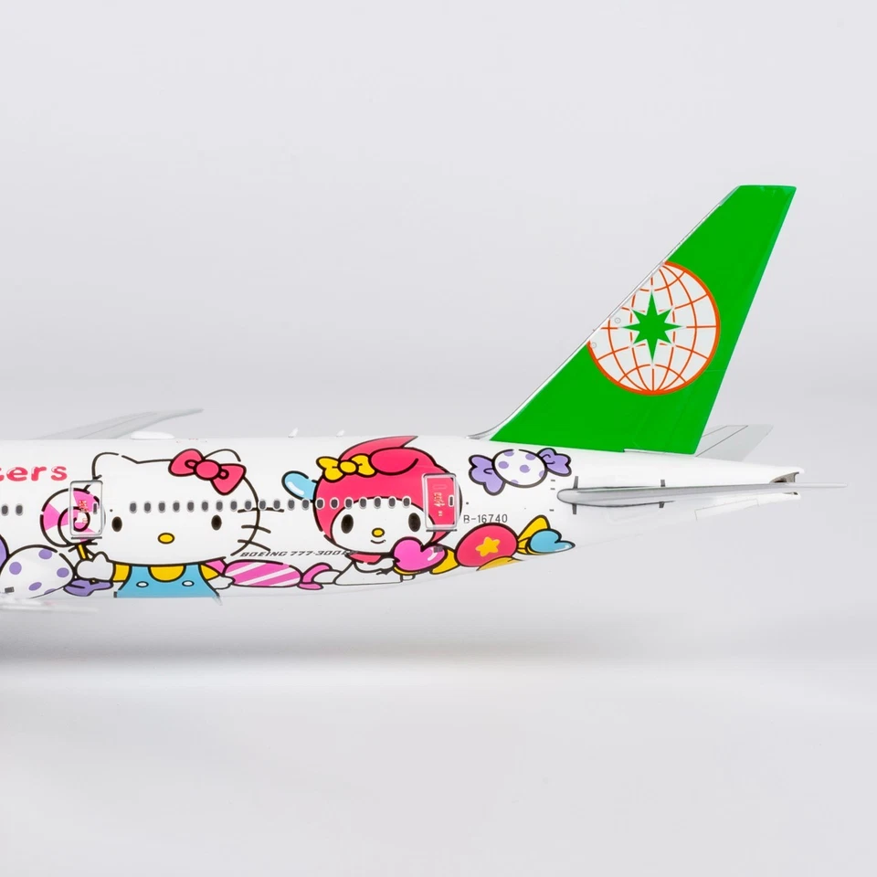 NG Models 1:400 EVA Air Boeing 777-300ER B-16740 (73073) 'Hello Kitty Sanrio' - Image 3 of 4