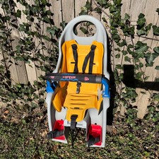 Topeak BabySeat II Rear Child Bike Seat Gray Yellow with Rack