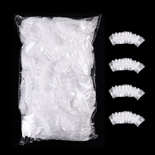 400 Pcs Clear Earmuffs Shower Waterproof Hair Coloring Ear Protector Cover Caps