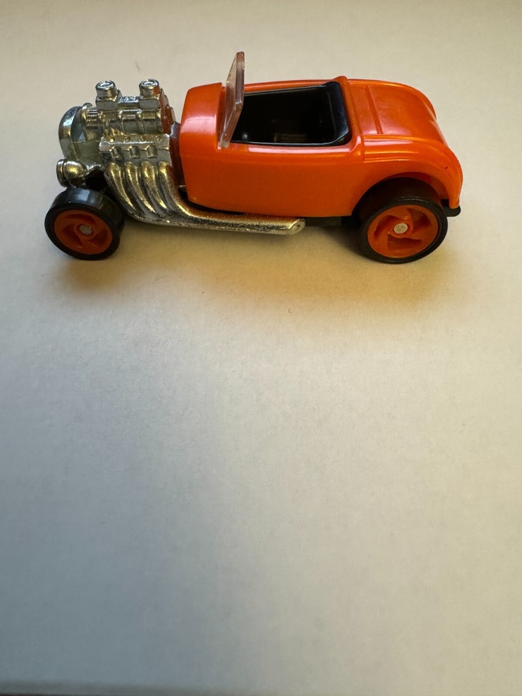1993 mattel hot wheels orange open roadster toy model hot rod race car