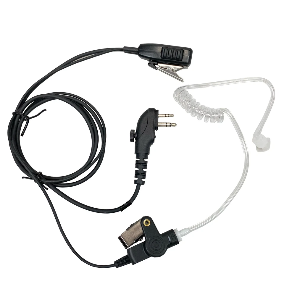 10-Pack Earbud+Earpiece Headset PTT Mic 2-Pin for HYTERA HYT Two Way Radio - Image 2 of 4