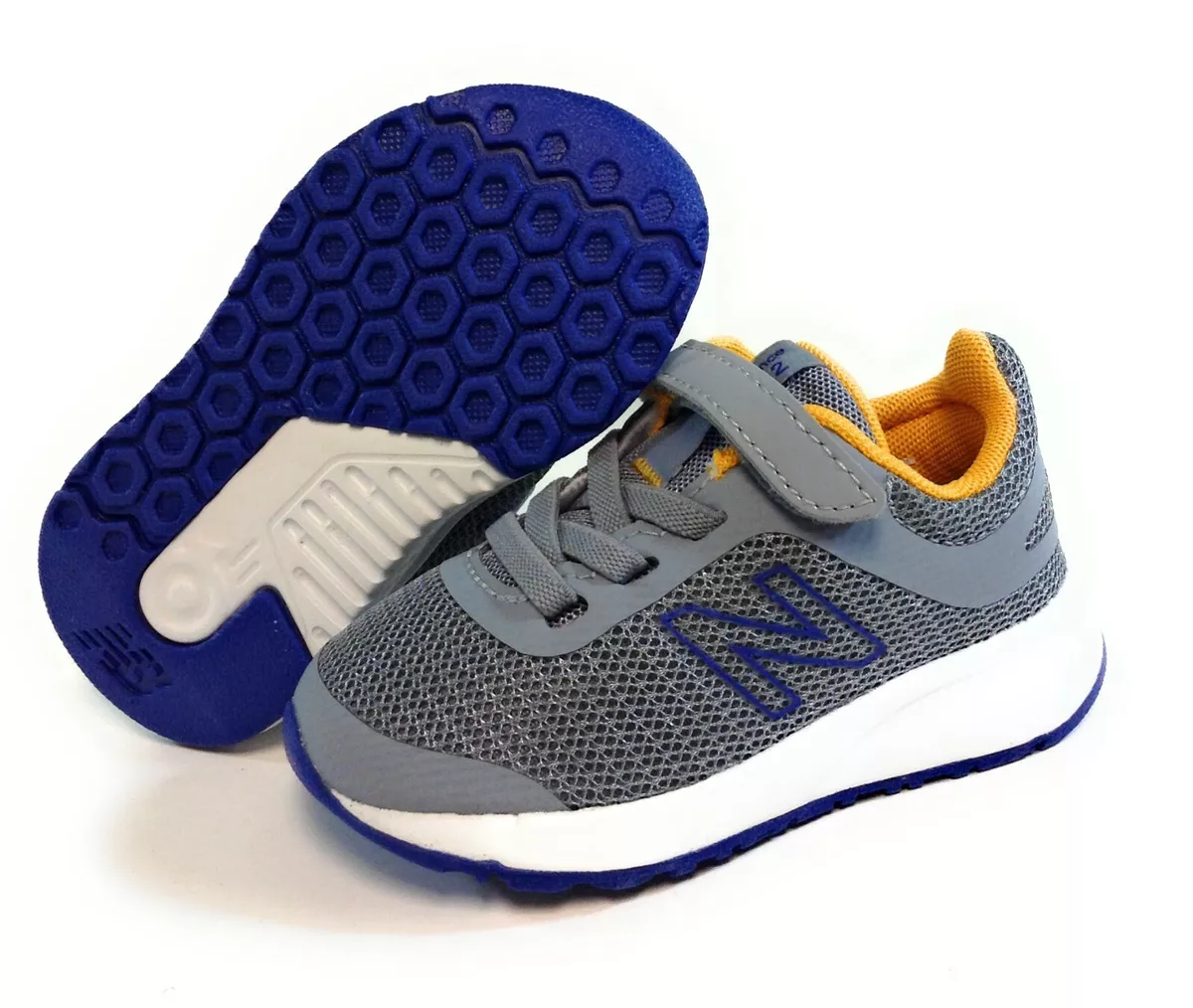 Infant Toddler Boys New Balance 455 RS Grey Blue Sneakers Shoes SS Sample Sz 5