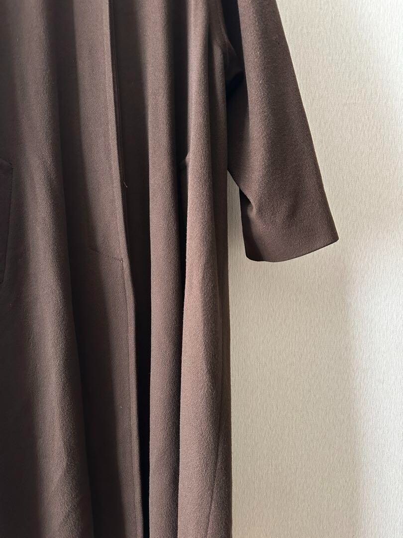 CHRISTIAN DIOR x LORO PIANA Long Coat Wool Brown Men's image 4