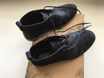 BORN Chukka Boots Elk Navy Distressed /Grey Size Men display picture 2