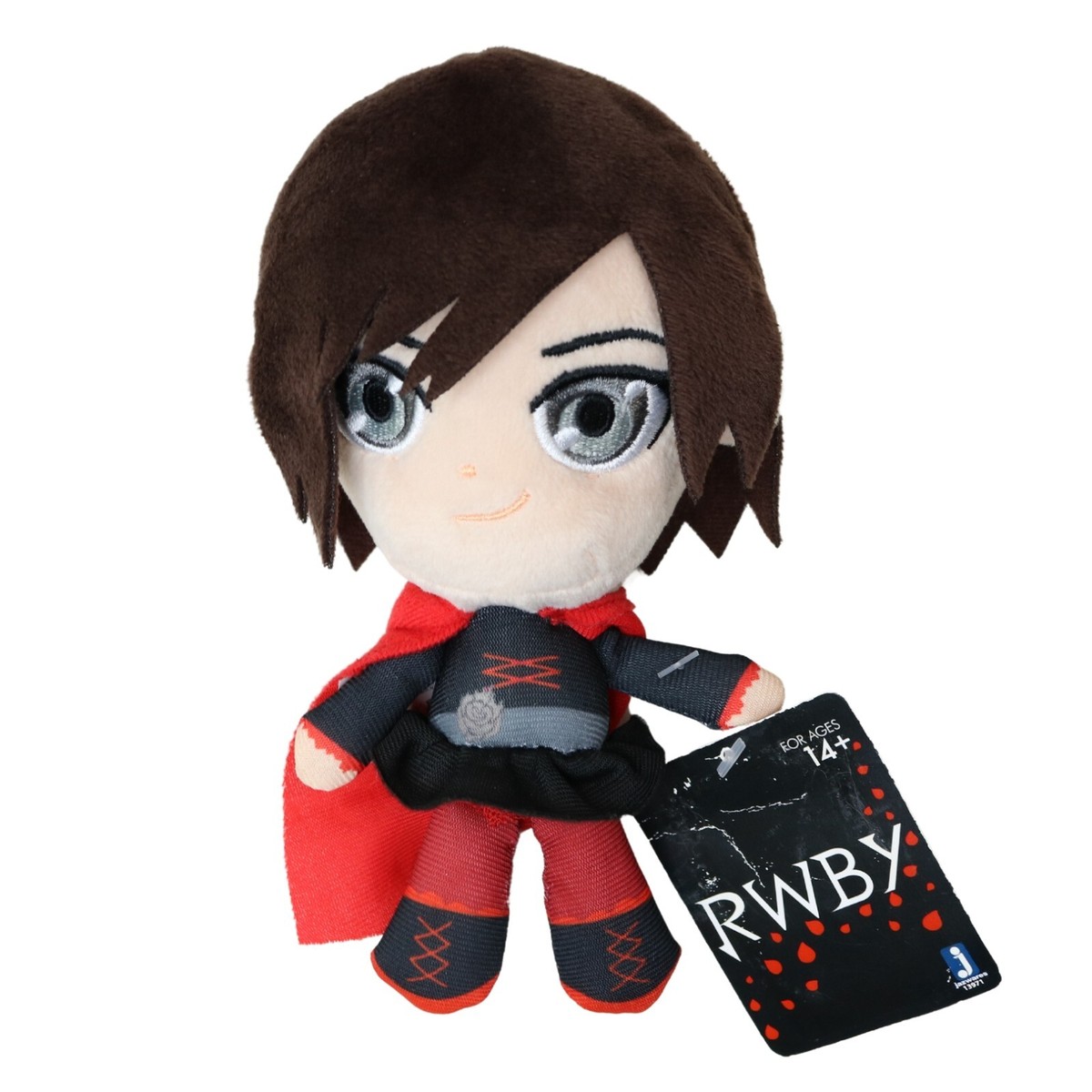 RWBY Ruby Rose Plush Figure Collectible Toy Rooster Teeth 2016 w