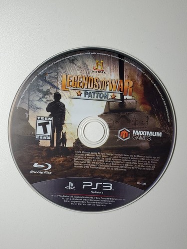 History Legends of War Patton - Sony PlayStation 3 2012 PS3 - Complete - Tested - Picture 2 of 8