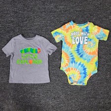 Boys Clothing Lot 18 Months Old Navy Shirt  Garanimals Tie Dye Two Piece Set