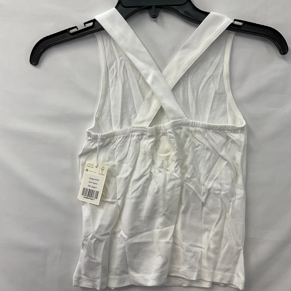 Boden Tank Top Girls Size 8-9Y White - Image 3 of 4