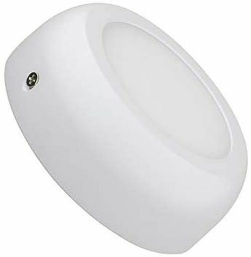 Led Design Aufbaupanel Weiß Rund 12 Cm 3000K Warmweiß 6W Deckenleuchte-image
