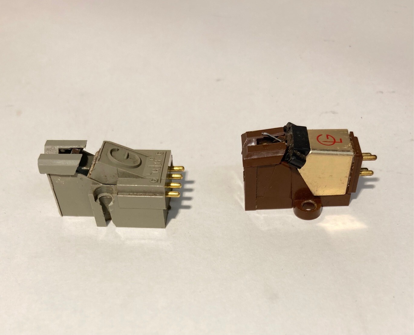 2 GRADO vinyl record turntable cartridges / needles Grado G1 , Grado