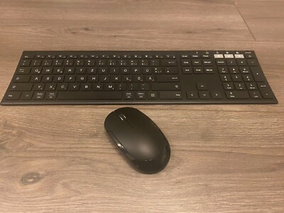 Jelly Comb tastatur maus set kabellos schwarz BT + USB