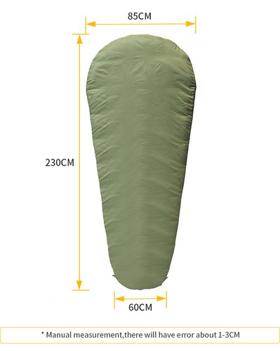New BlueLabel Cold Peak Polar Sleeping Bag Tactical Bunting Nylon OD Hot selling - Picture 15 of 19