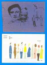 CHRIS JOHANSON & ERIN COURTNEY - 1996 - Original Gallery Invitation - VERY RARE!