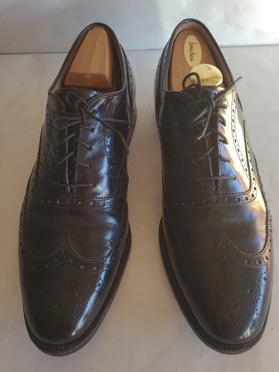 Johnston & Murphy 15-1131 Heritage Black Leather Wingtip  display picture 1