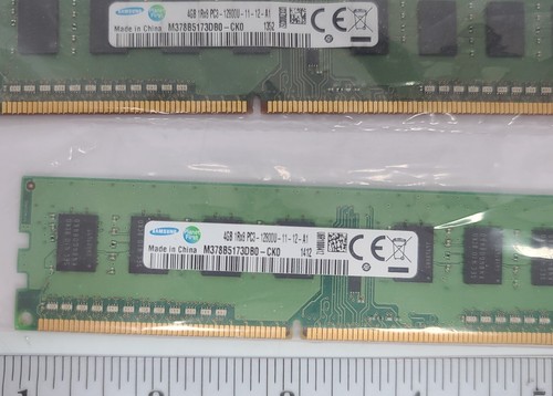 8GB Kit 2x 4GB PC3-12800 Desktop DIMM DDR3 12800U 1600 MHz Non-ECC Memory RAM - Picture 2 of 4