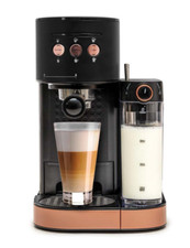 Blumill Kaffeemaschine schwarz Kupfer Espresso Cappuccino Latte Siebträger BWare