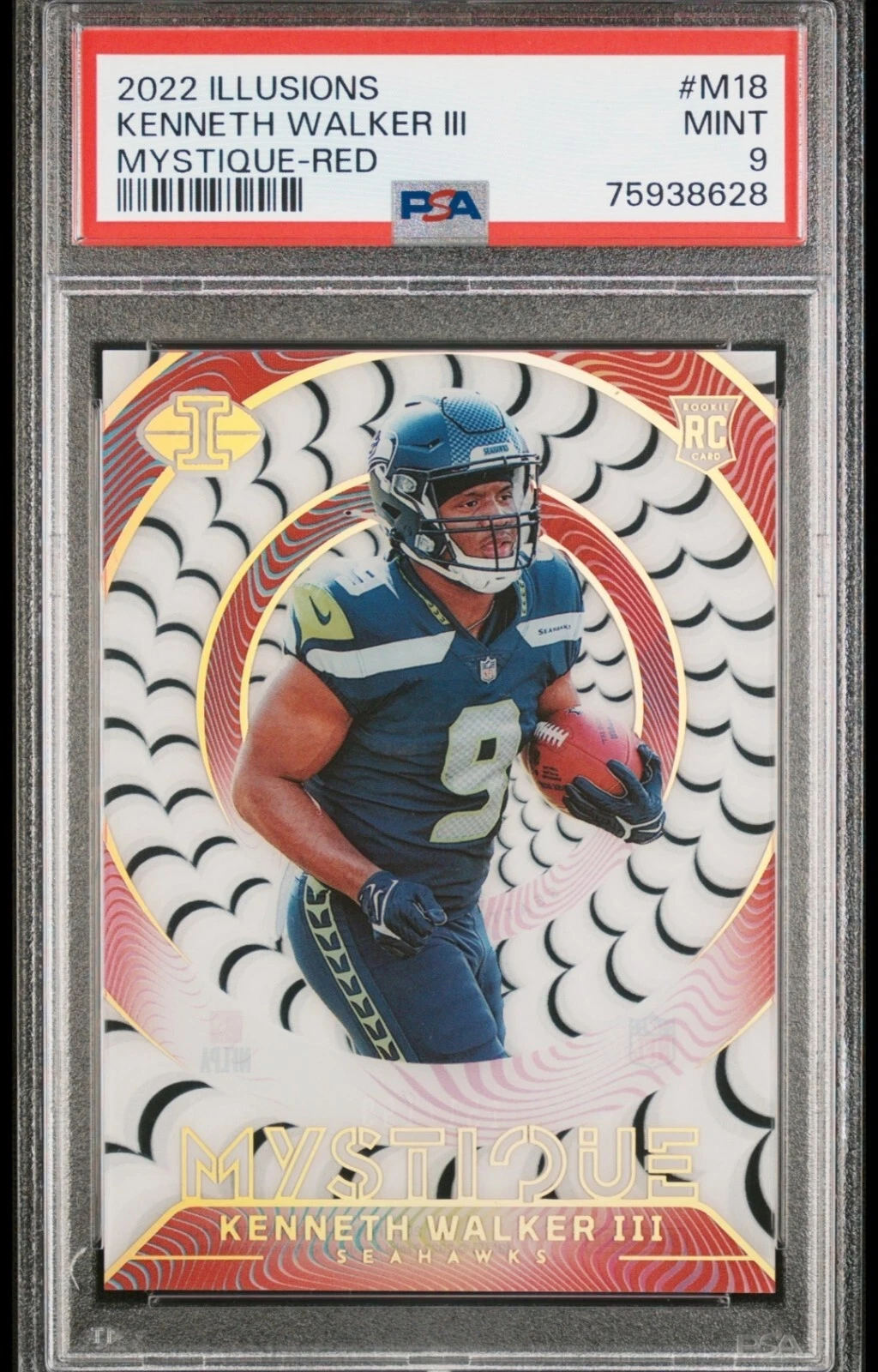 Kenneth Walker III Panini Illusions Mystique #M18 Red