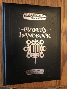 Player S Handbook Special Edition Black Leather D D D 3 5 Core Rulebook Ebay
