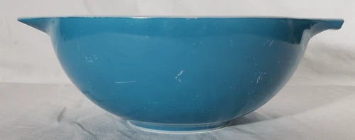 Pyrex Primary Color Blue Mixing Bowl 444 4 qt - 1942 - 1949
