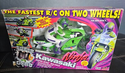 Vintage DSI Toys 1996 Ninja Kawasaki Zx-7r RC Motorcycle Super