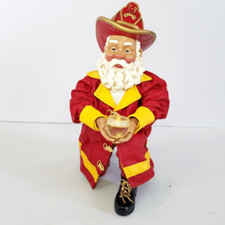 Vintage Clothtique Possible Dreams #713692 "Candlelight Vigil" Fireman Santa