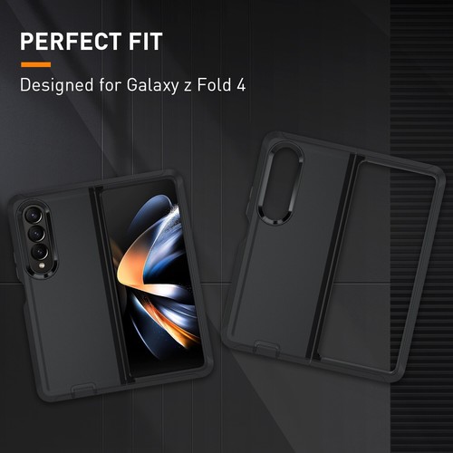 Für Samsung Galaxy Z faltbar 4 Hülle, stoßfest strapazierfähig Gürtelclip Defender Case - Bild 5 von 6