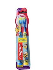 Cepillo de dientes Colgate Kids Minions extra suave paquete de 2