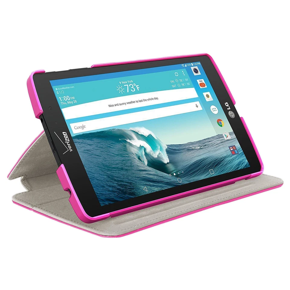 Verizon Durable Leather Hands Free Viewing Folio Case For LG G Pad X 8.3 - Image 3 of 4