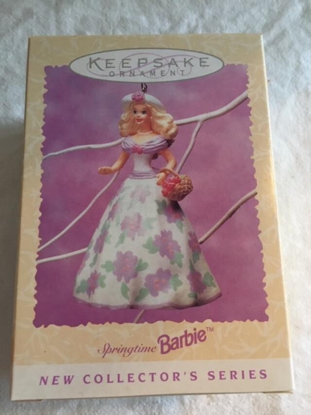 Collectible Hallmark Keepsake Ornament-Springtime Barbie Series